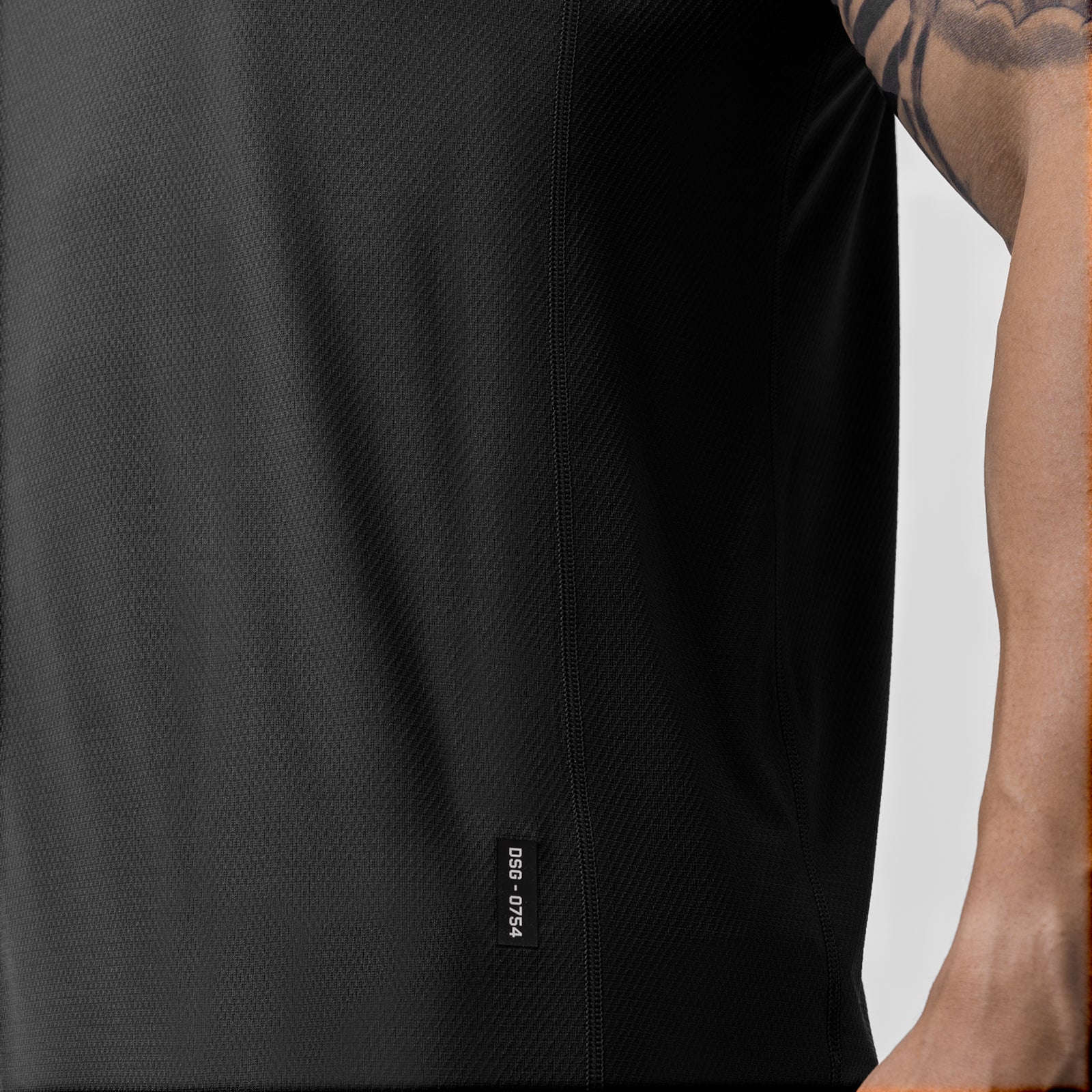 0754. AeroSilver Training Singlet - Black
