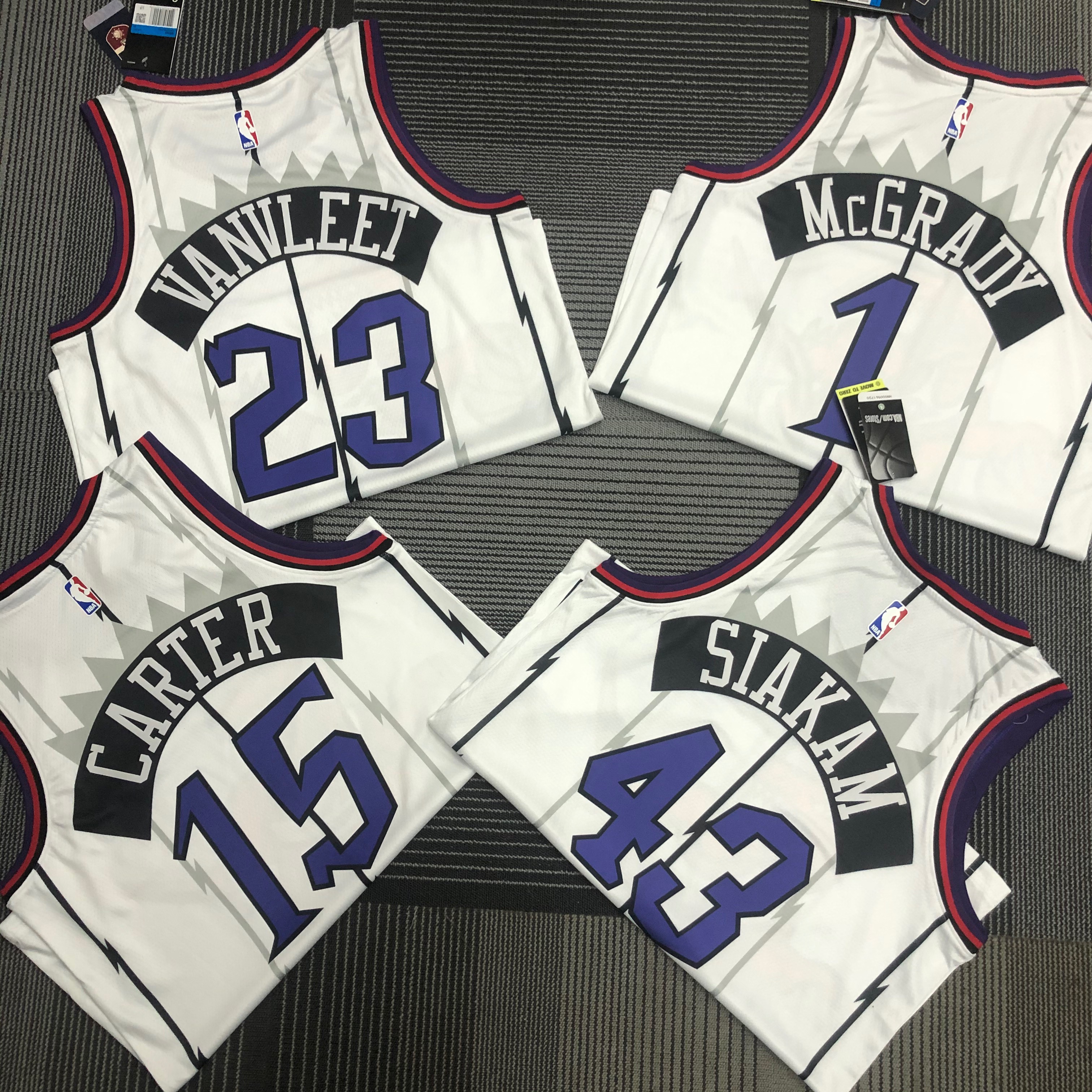 Toronto Raptors White  No.43 Siakam