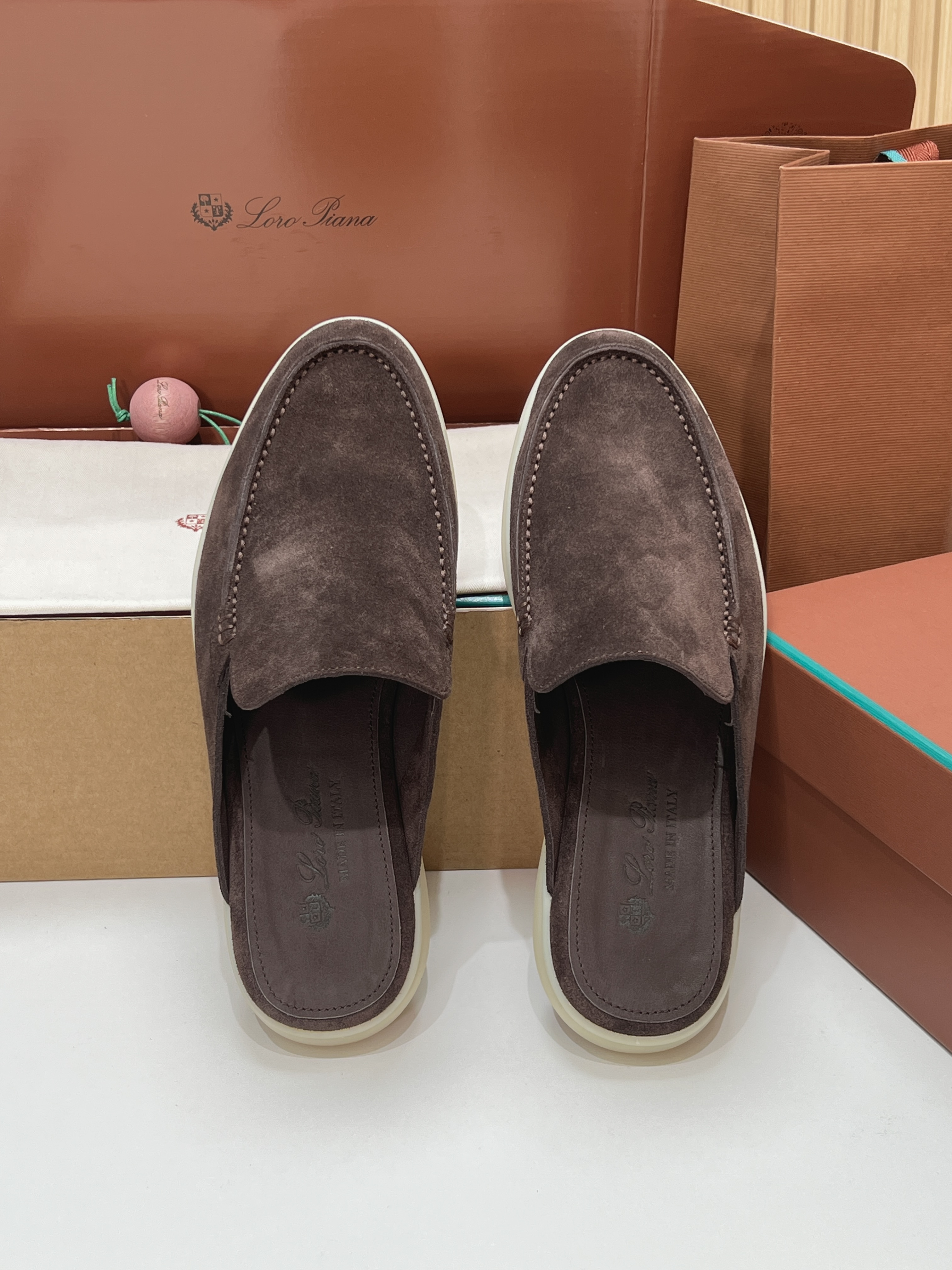 Loro Piana Men's Suede Mule