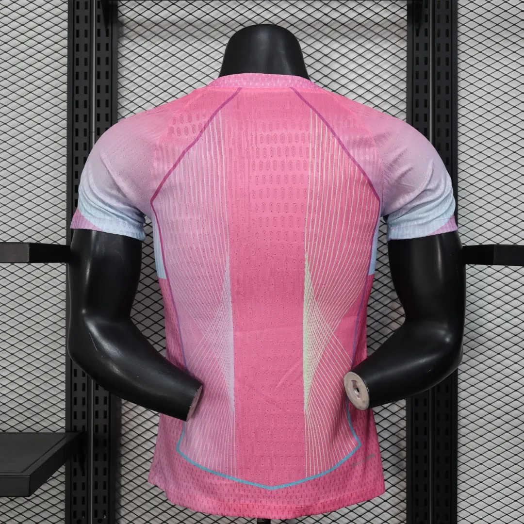 Player Version Barcelona 25/26 Pink Jersey S-XXL