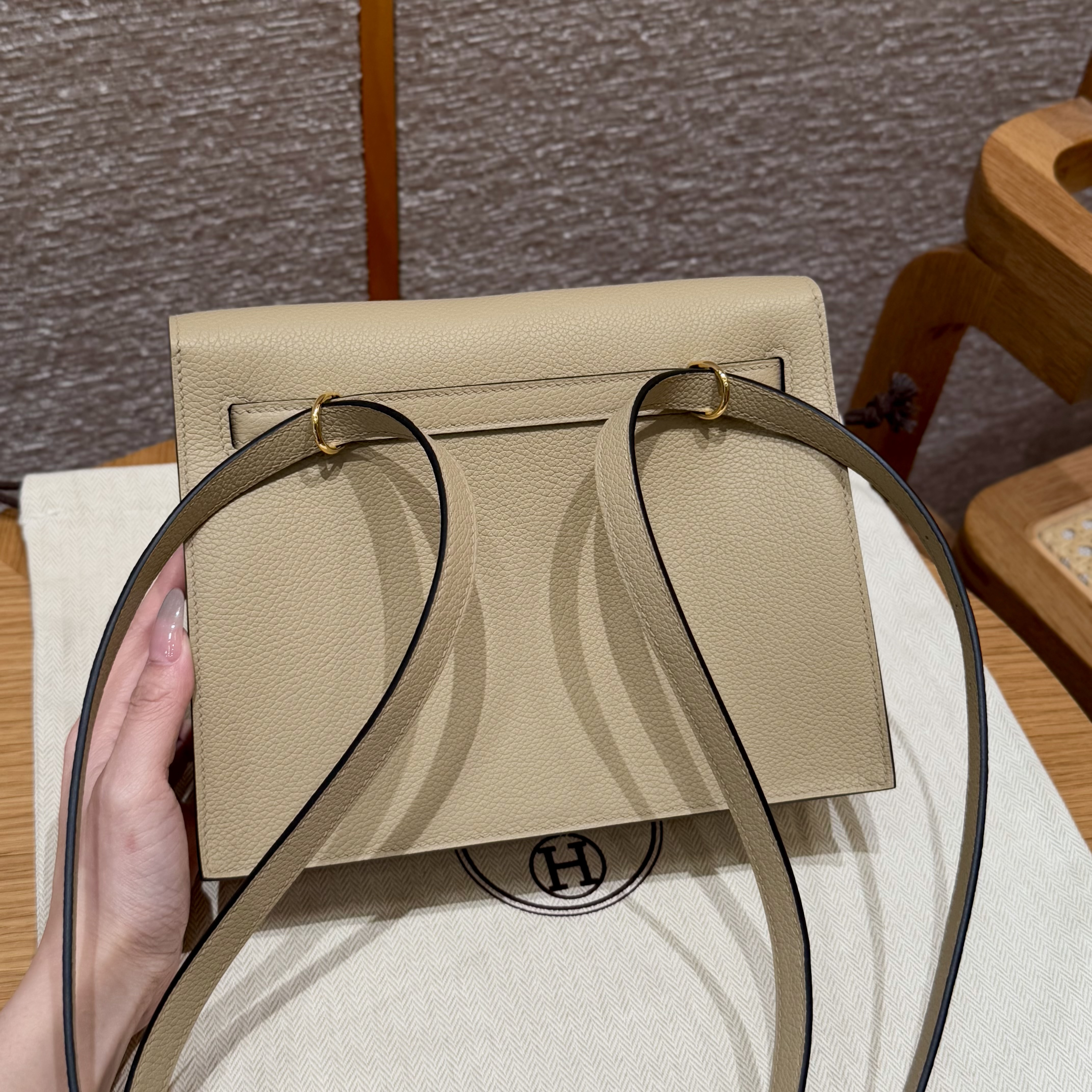 Hermes Trench Evercolor Kelly Danse II