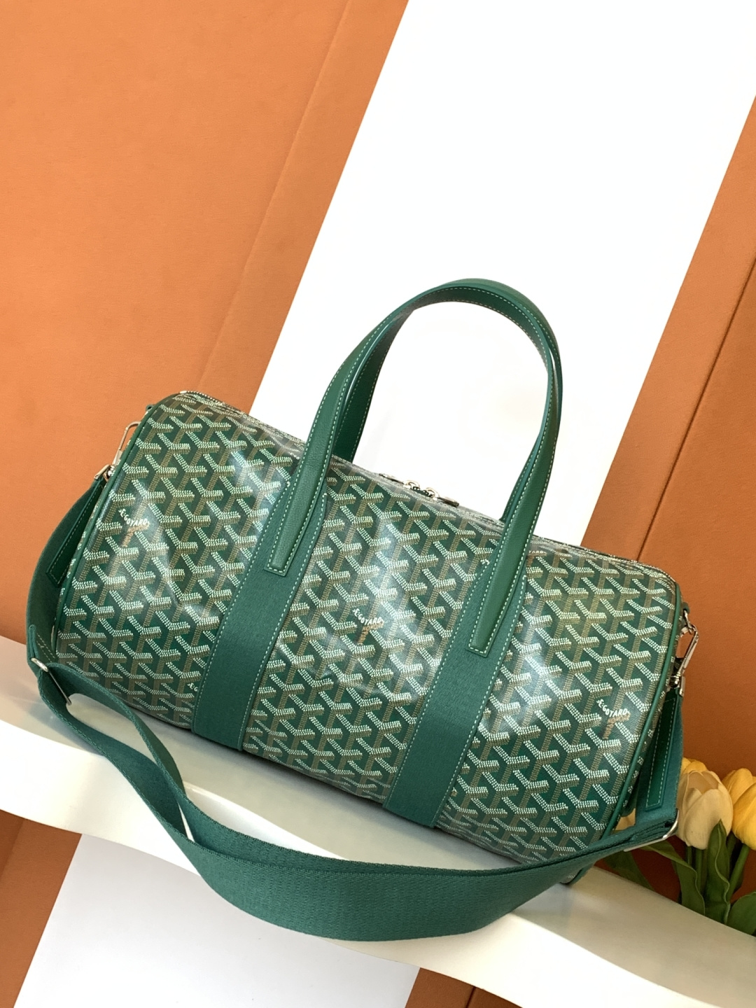 Goyard Bag Barrel  Goyardine 020248