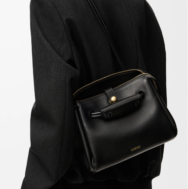 Loewe Small Madrid Handbag in Nappa leather-Black