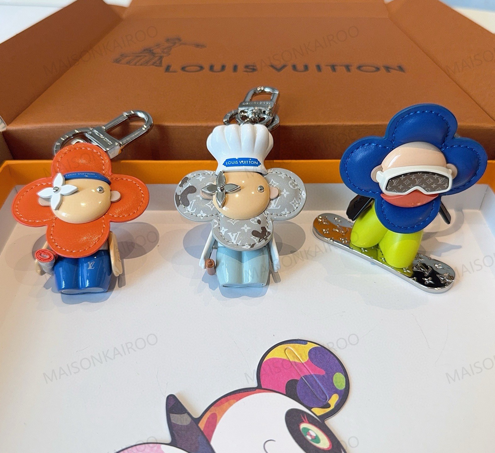 Louis Vuitton LV Vivienne Career Mascot Bag Charm Keychain - KAIROO