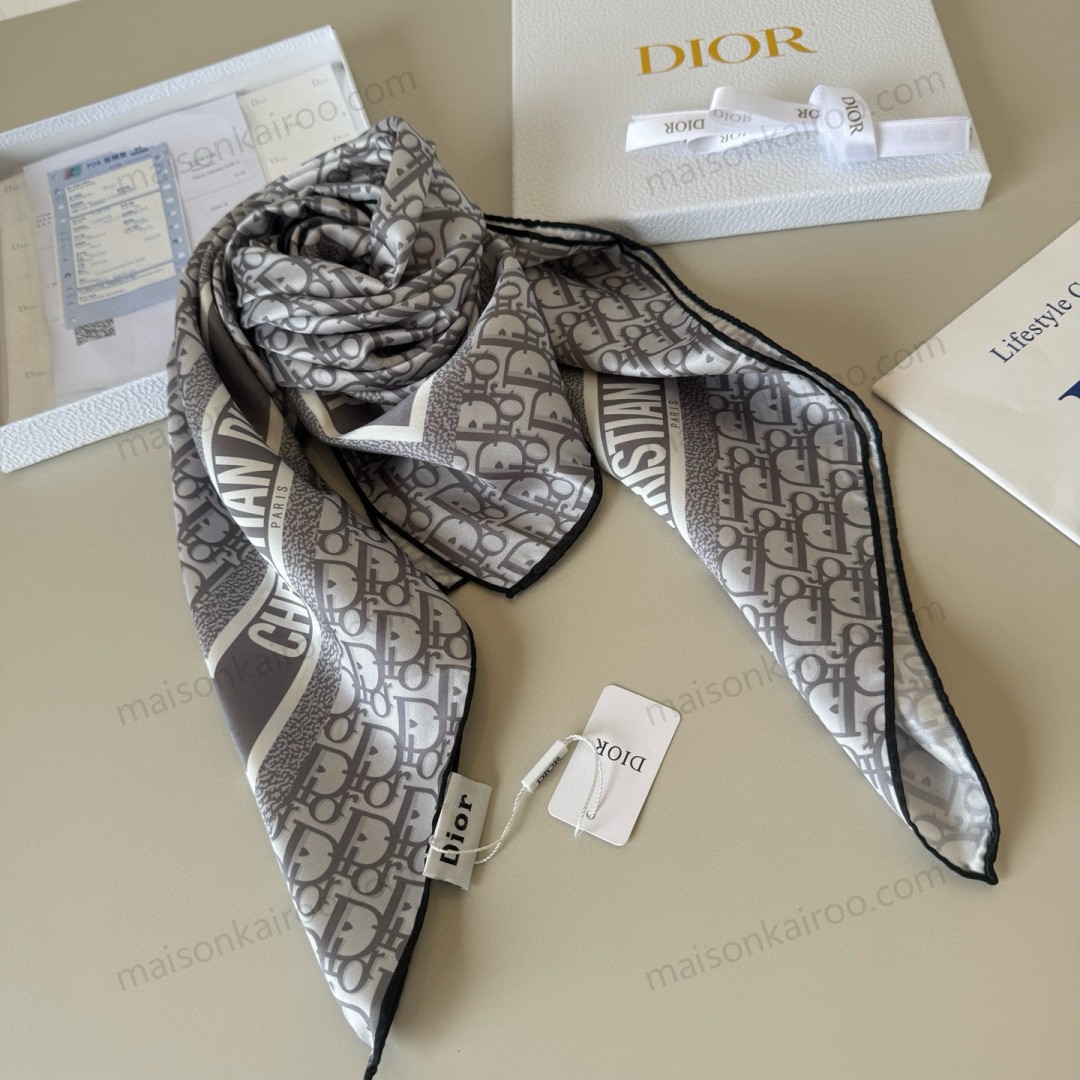 Dior Oblique Square Scarf - KAIROO