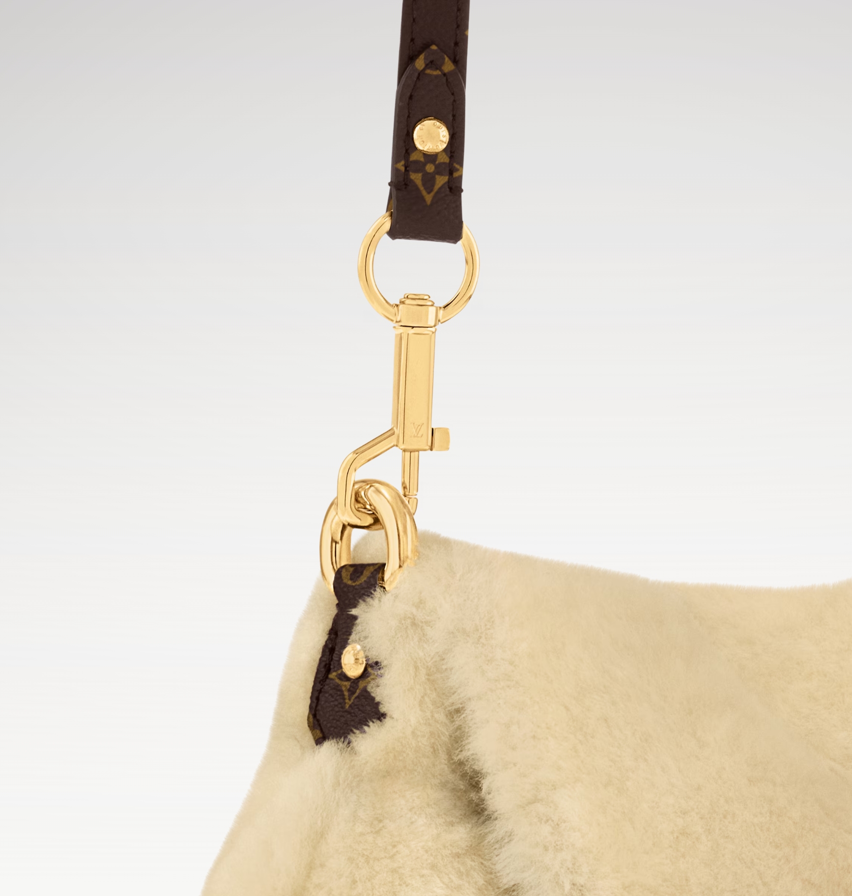 Louis Vuitton LV wool lamb bag