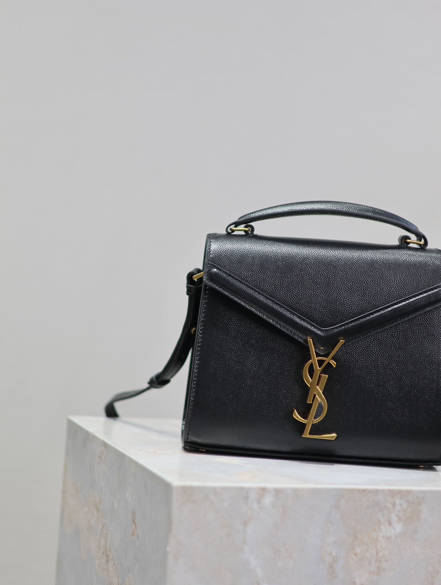Saint Laurent cassandra mini caviar tote