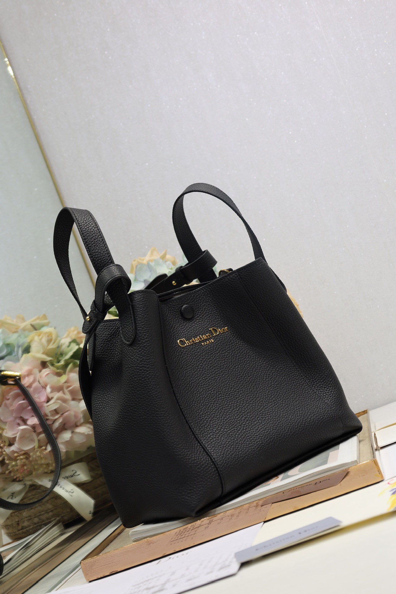 Dior Bags Medium Signature Bucket Bag