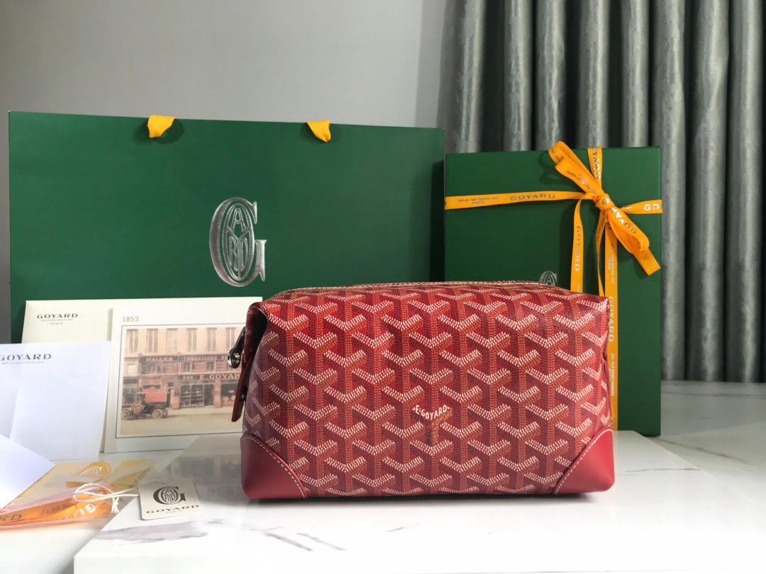 Goyard cosmetic bag
