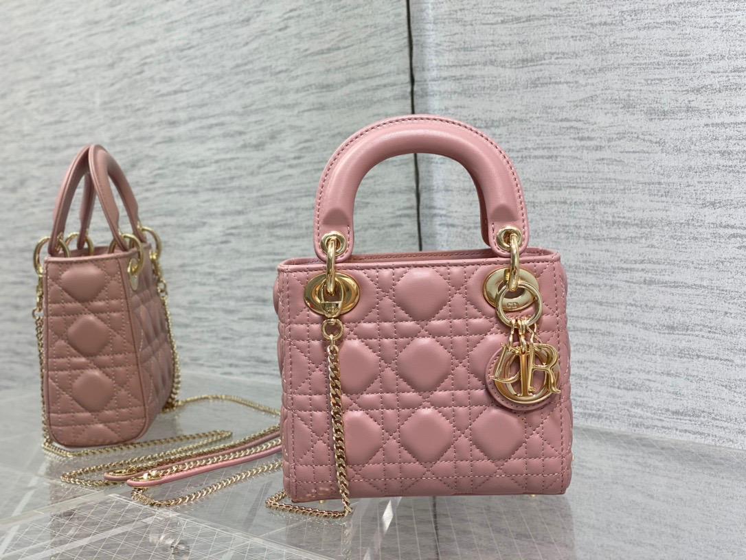 DIOR Classic Lady pink handbag