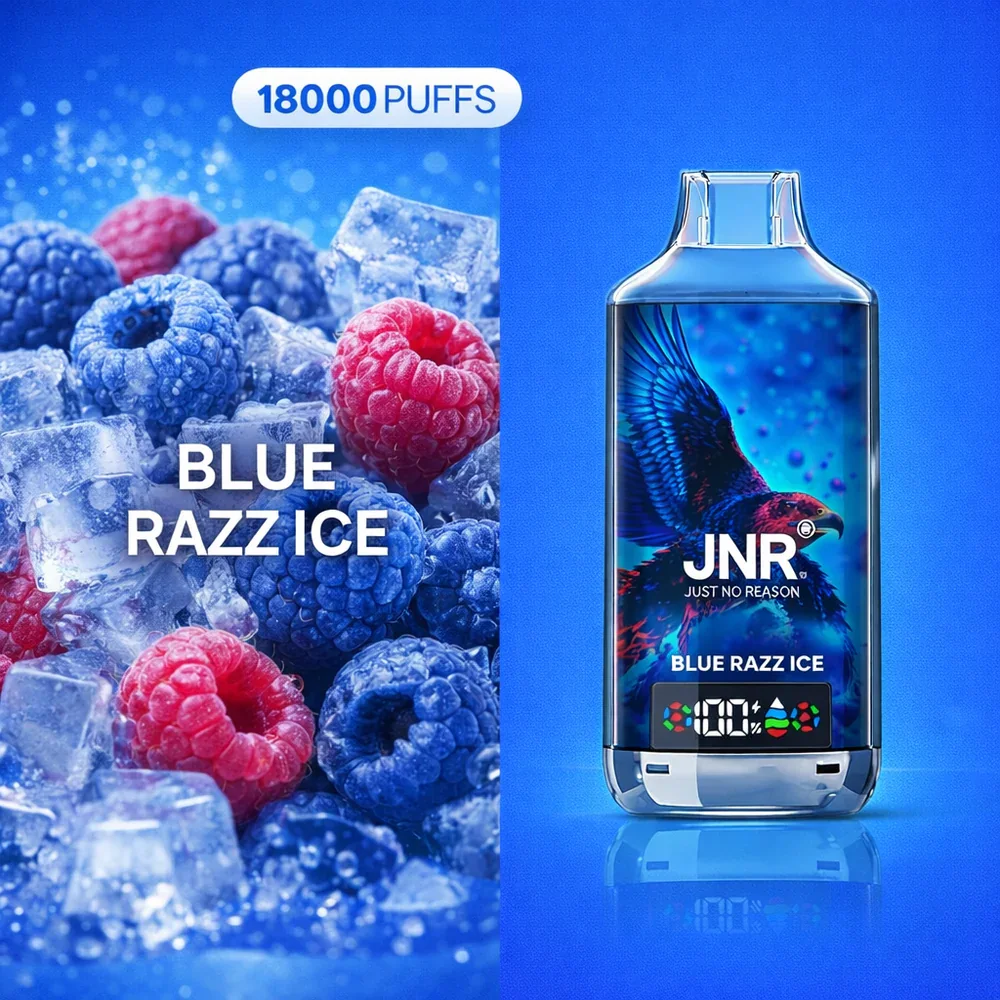 JNR Falcon X 18K Disposable Vape – Blue Razz Ice - Vaba Vaba