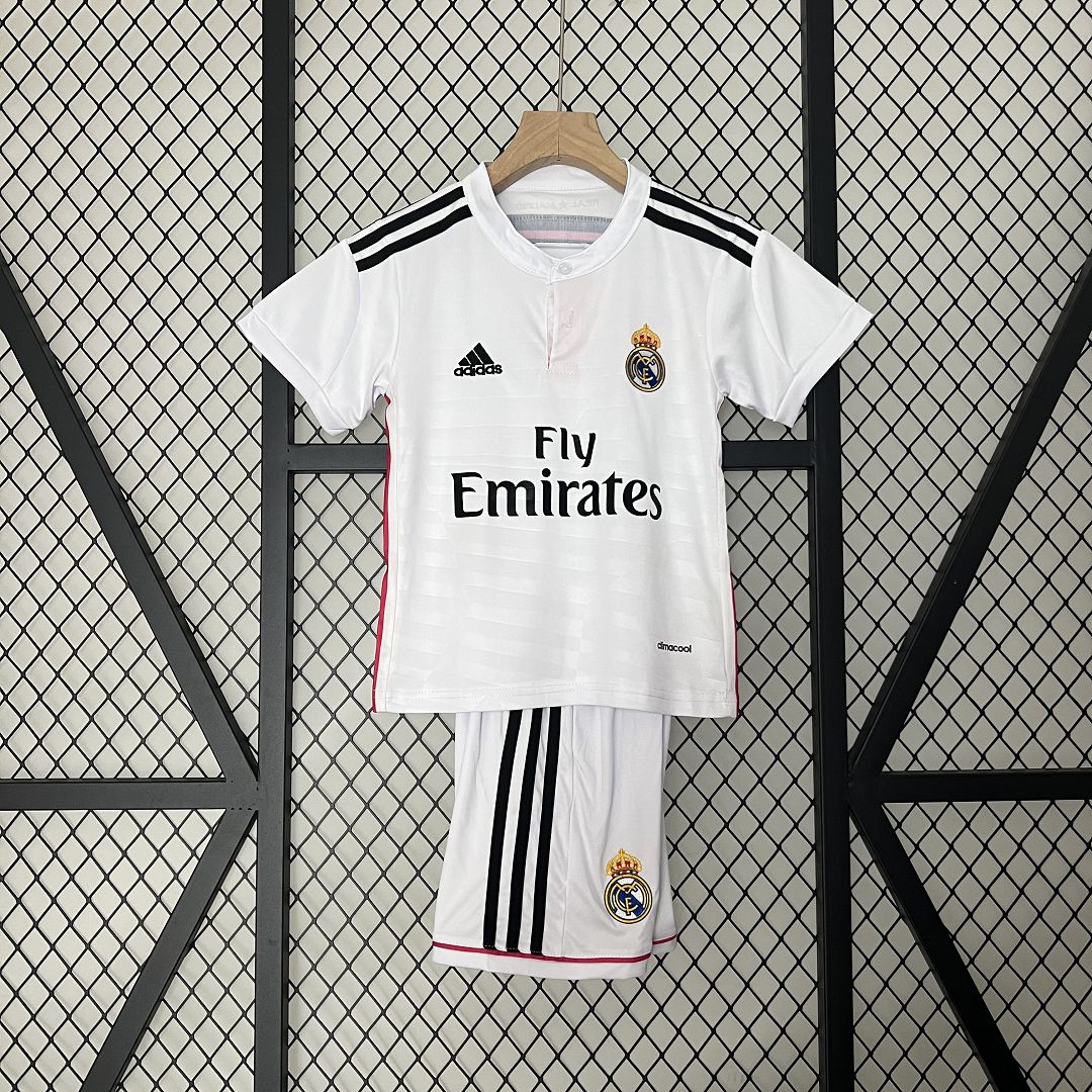 Real Madrid 14-15 Kids Retro Home Kit Cheap Jersey