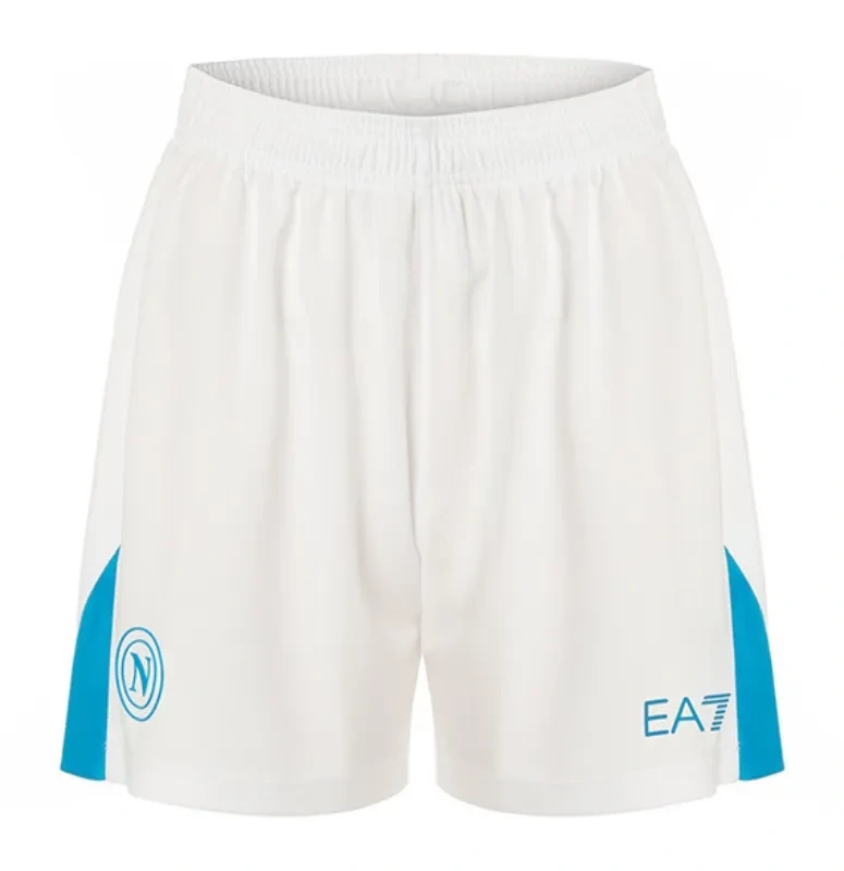 2024-25 Napoli Home White Shorts