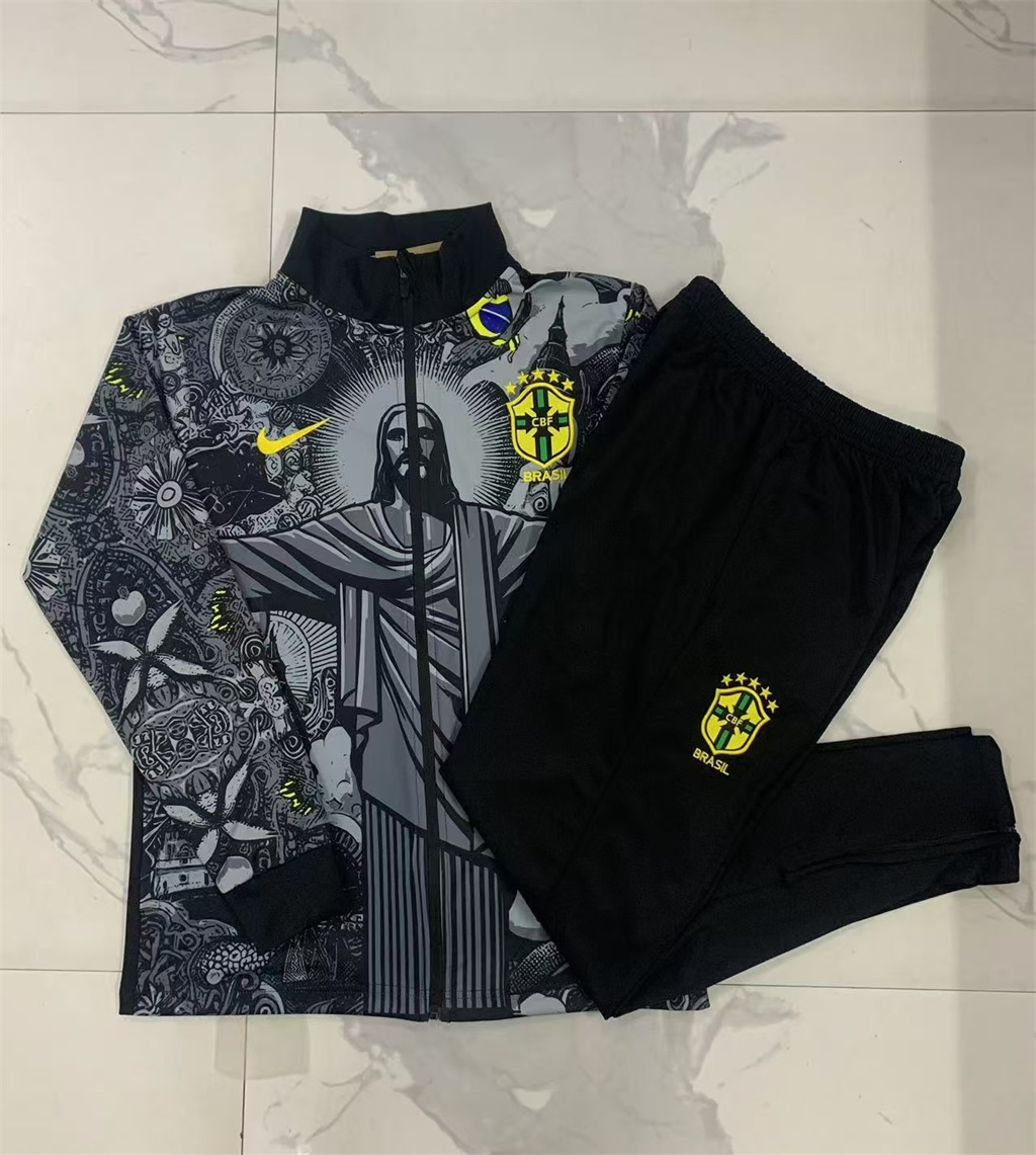 Brazil Kids Training Suit 24/25 | Soc Jersey - Premium Football Jersey