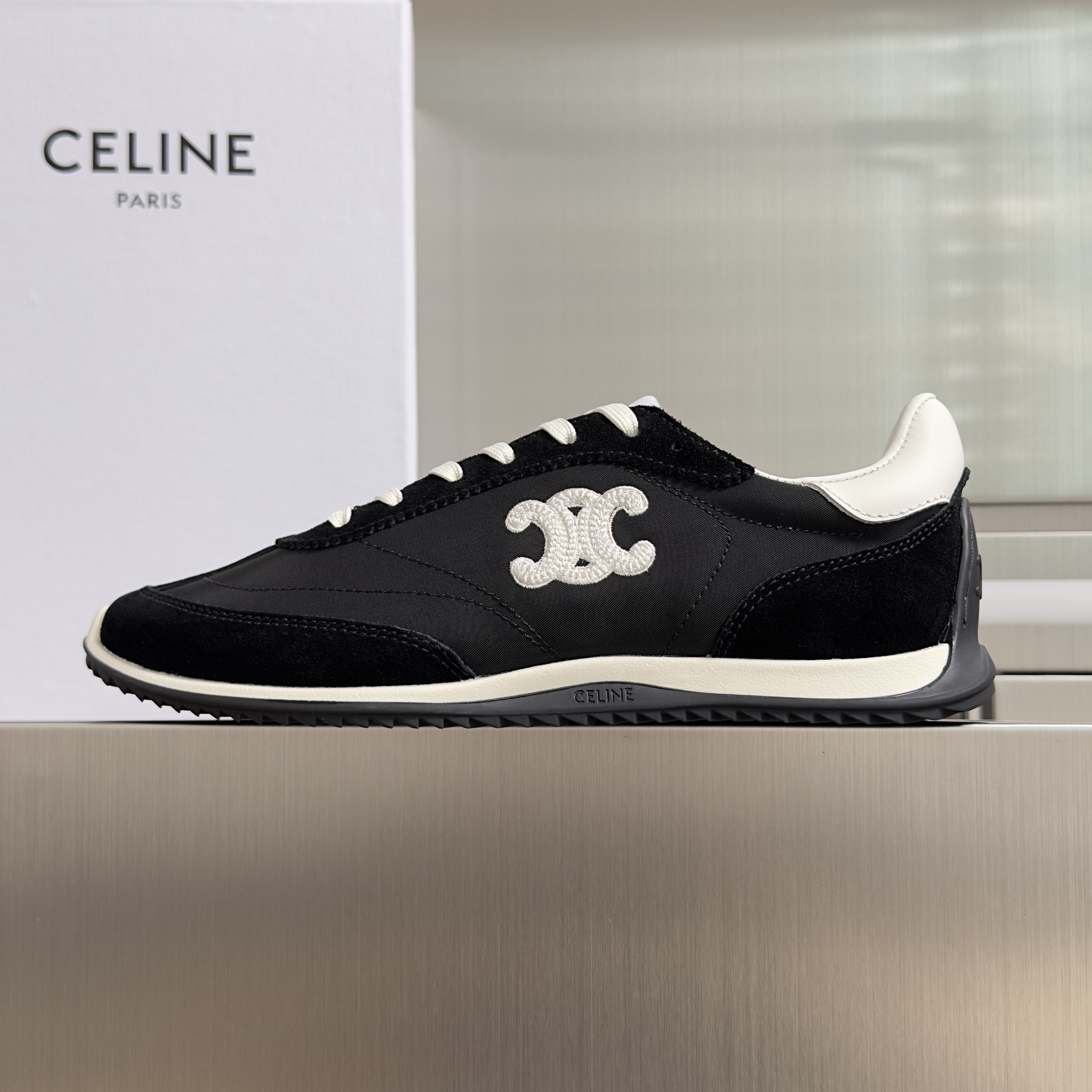 Celine Women's Racer Sneaker in Black