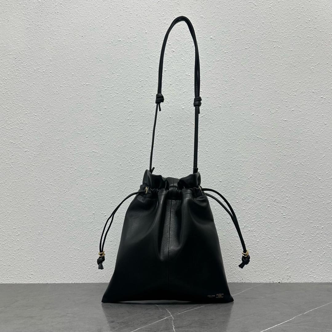 Celine SMALL CRYSTAL POUCH IN LAMBSKIN