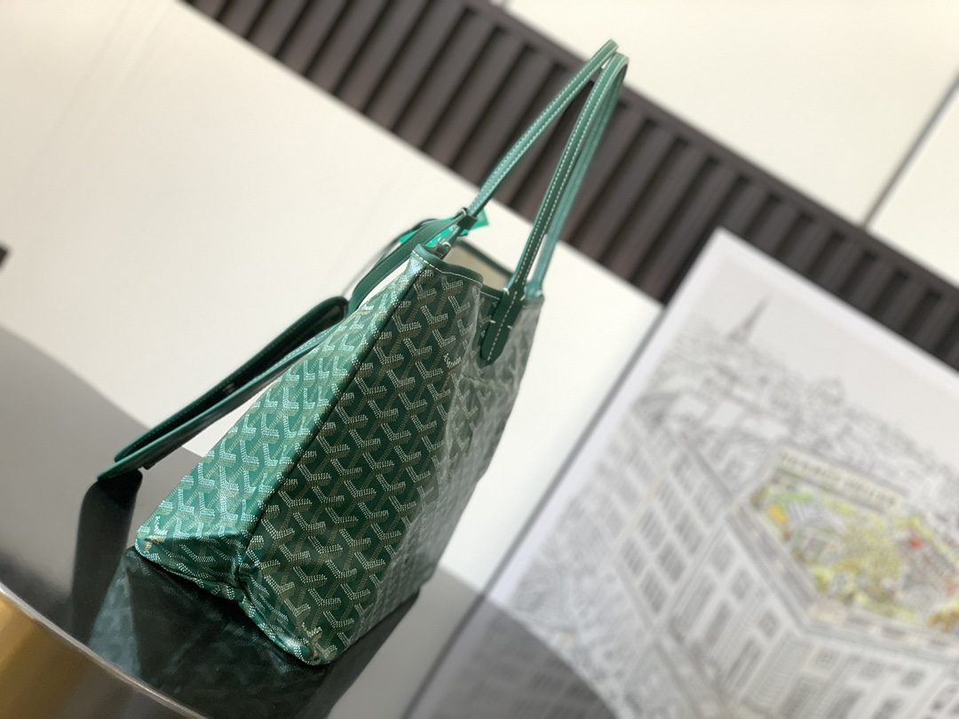 Goyard Saint Louis PM Tote in Green