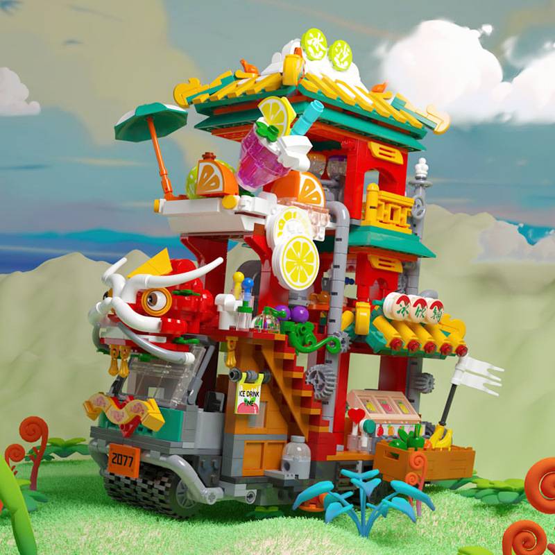 QunLong DZ6134 - Iced Drink Shop(Mini Block)