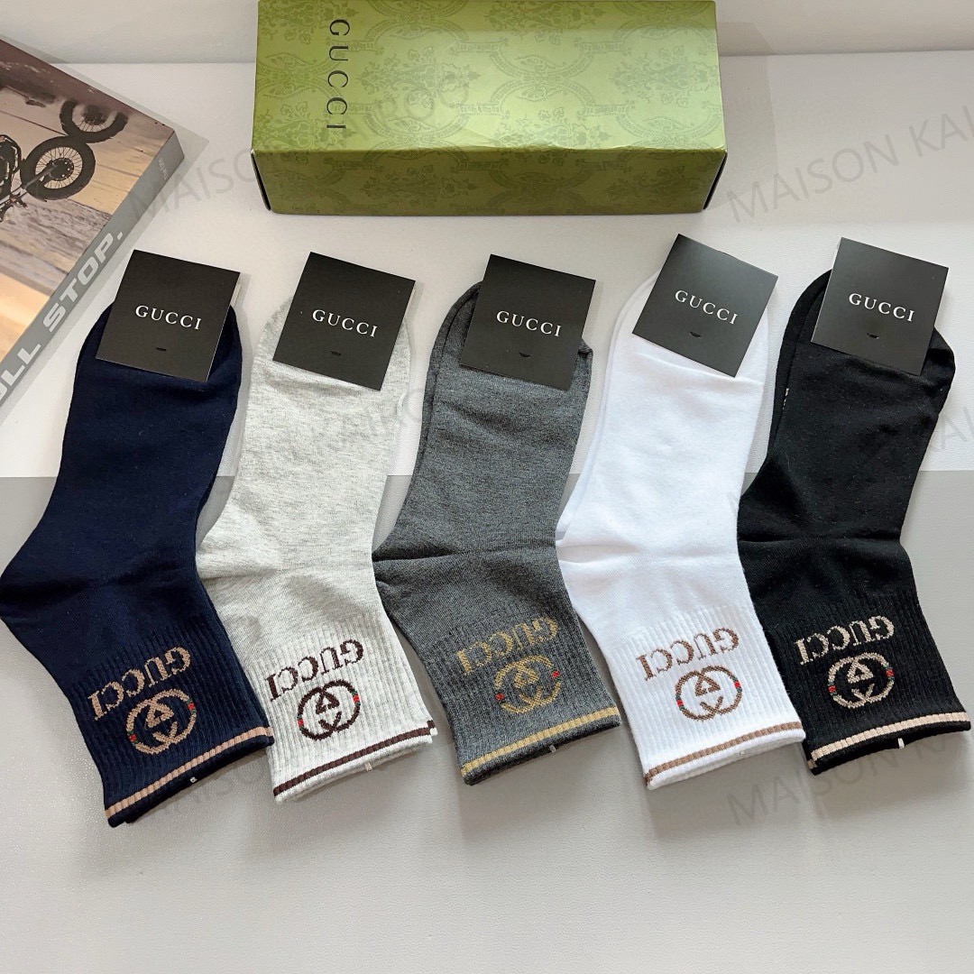 Gucci Socks 5-Pack - KAIROO