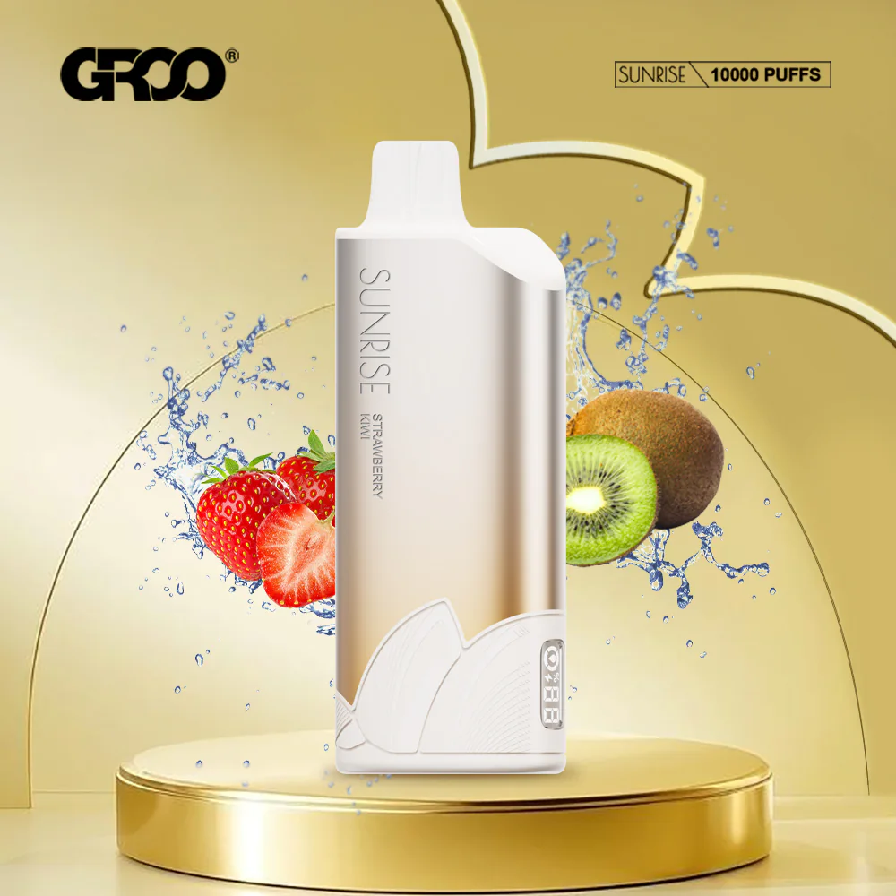 GROO SUNRISE 10K Disposable Vape – Strawberry Kiwi - Vaba Vape-Shop