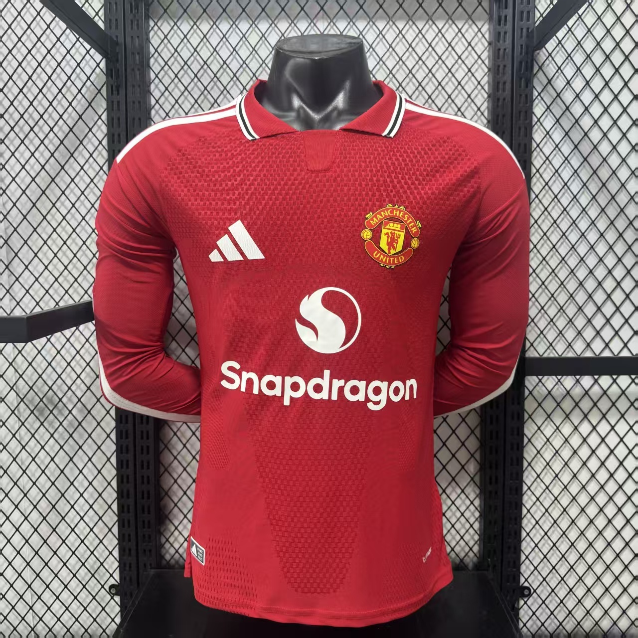 2026/2027 Player Version Long Sleeve Manchester United Home Red Football Shirt 1:1 Thai Quality