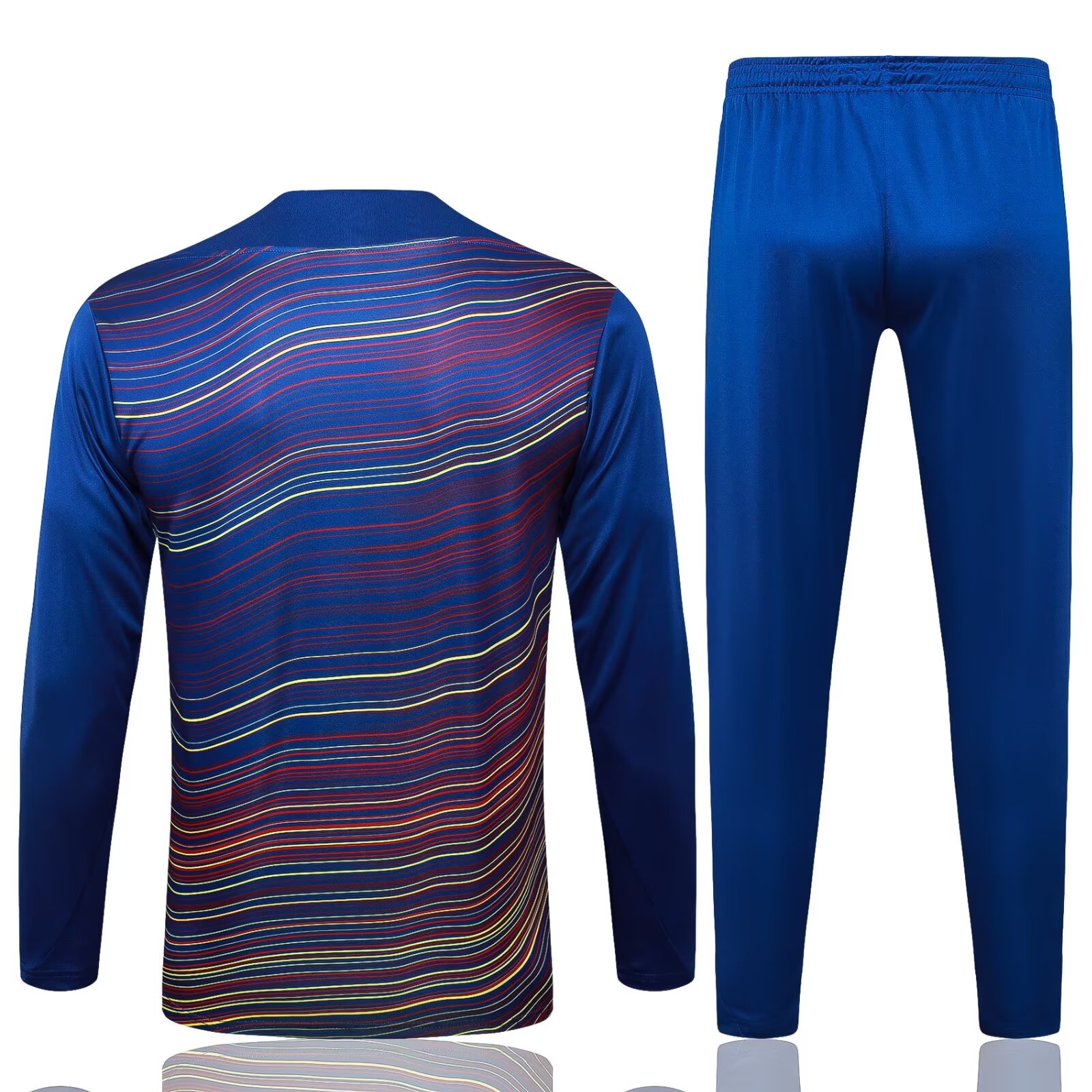 Adult/ Kids 2526 Half-Raised Basel Blue Twill Suit