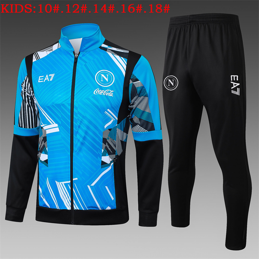 Napoli Kids Training Suit 24/25 | Soc Jersey - Premium Football Jersey