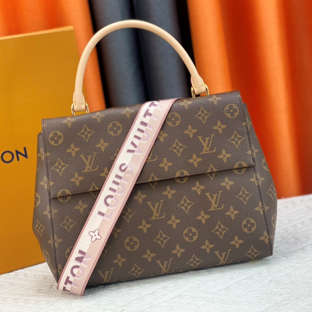 Louis Vuitton LV Cluny Leather Shoulder Crossbody Bag M46055&M46054