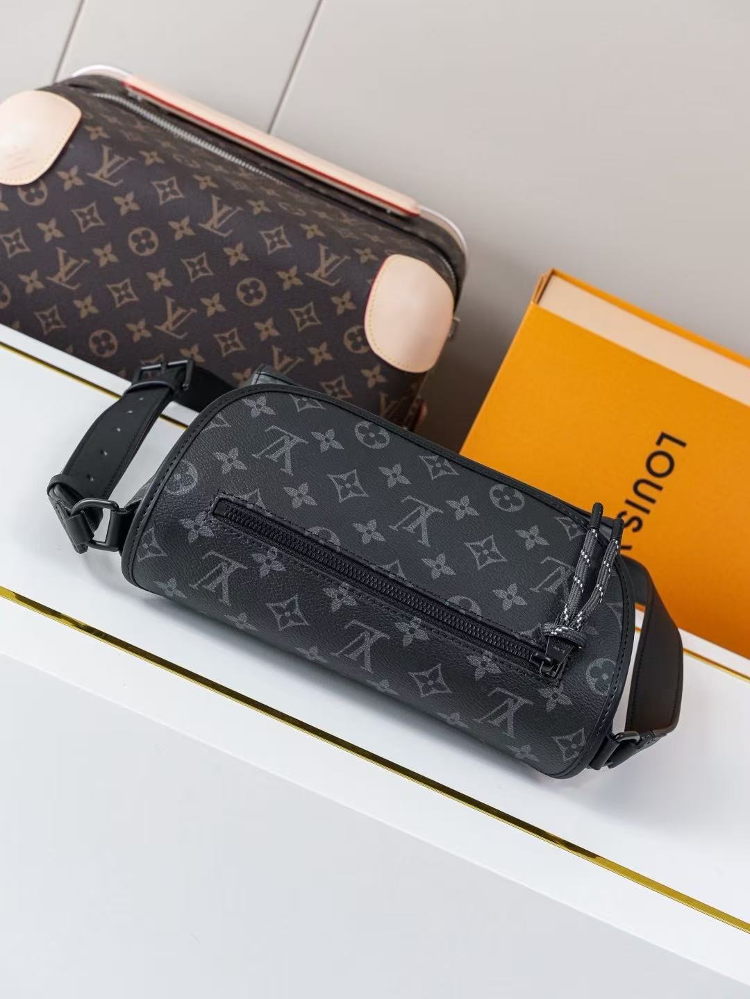 Louis Vuitton Monogram Eclipse Reverse coated canvas crossbody bag