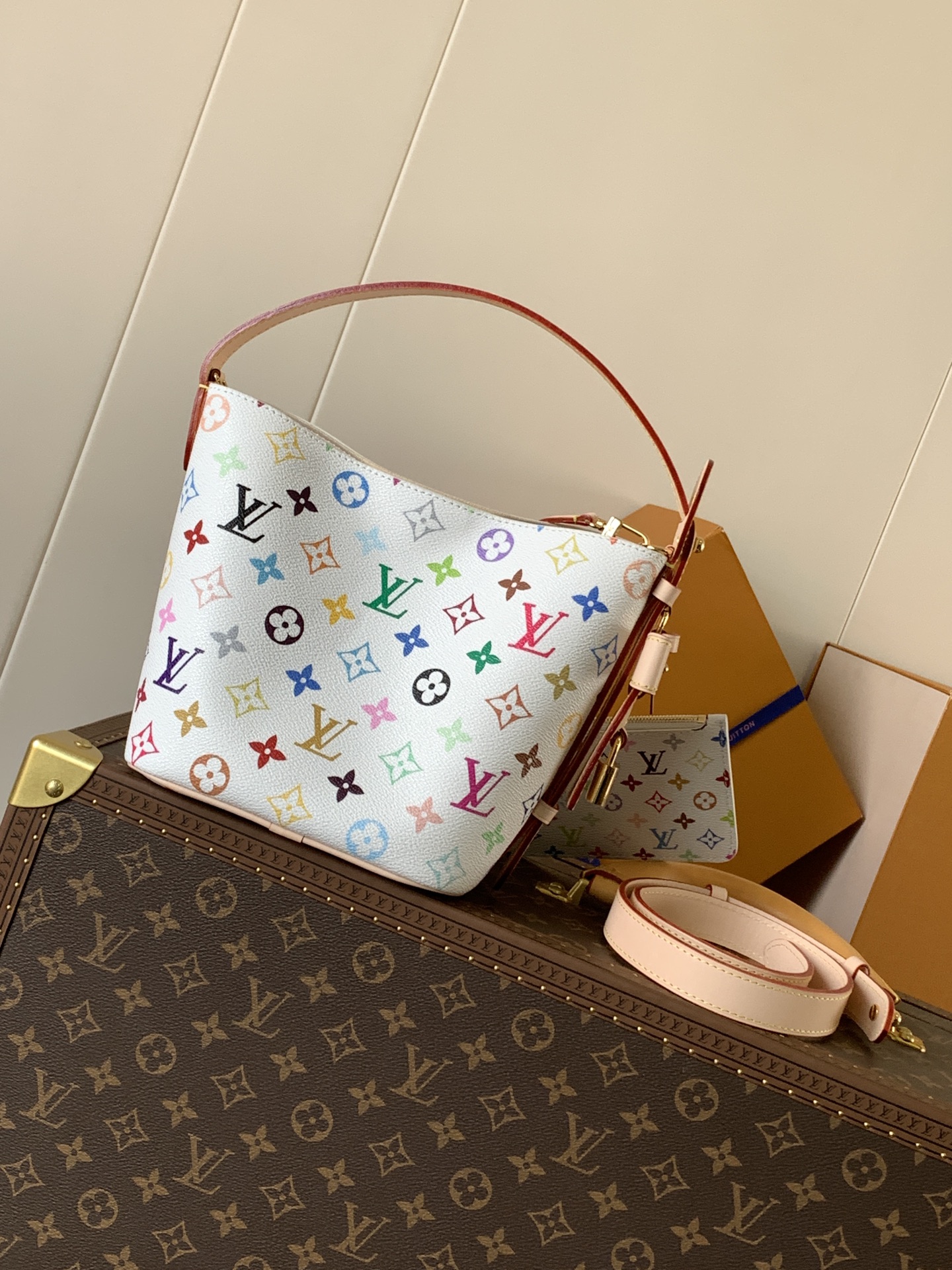 M13089 All in BB Handbag in Multicolored Canvas