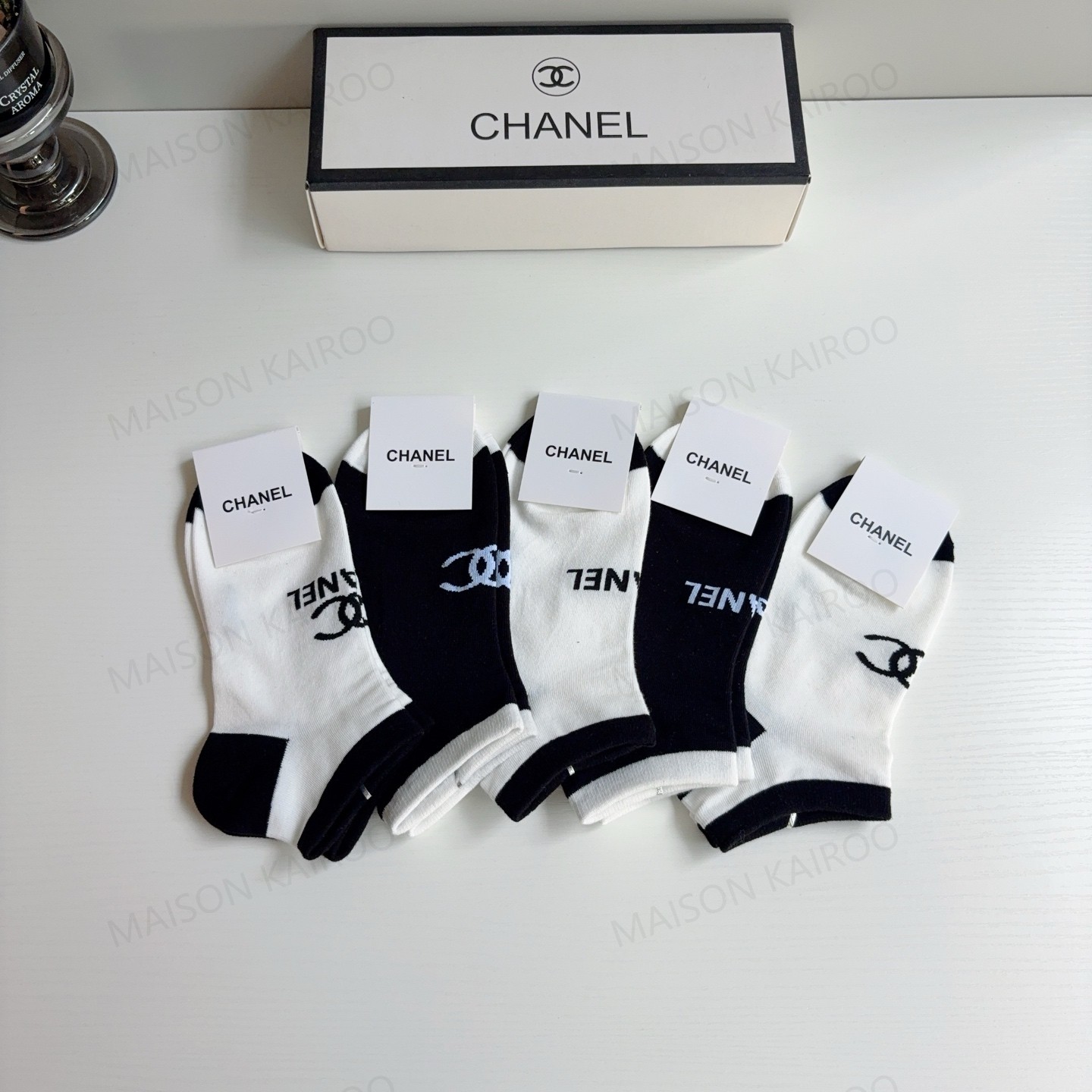 Chanel Socks 5-Pack - KAIROO