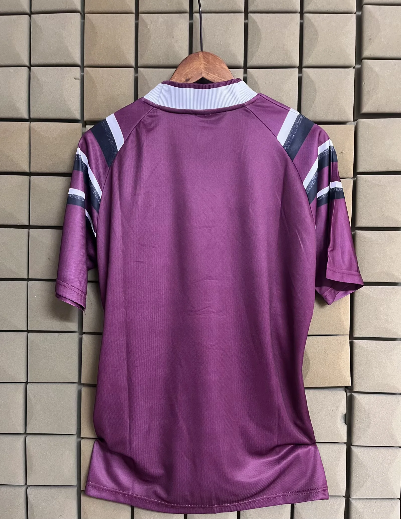 1996 Retro River Plate Home Purple Red Football Jersey 1:1 Thai Quality