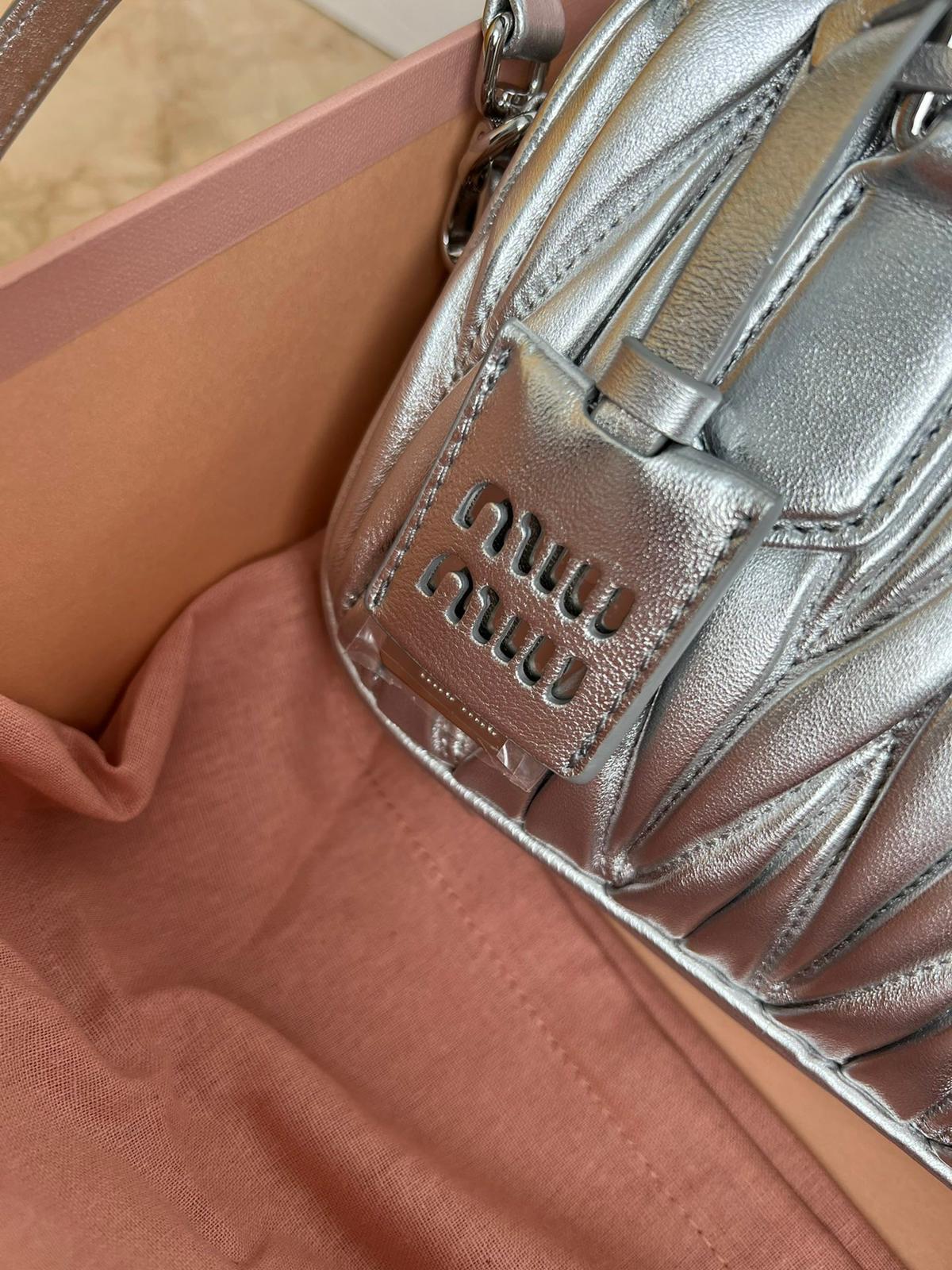 MIuMIu silver handbag