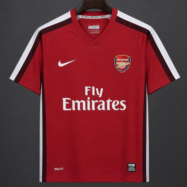 Retro 08/10 Arsenal Home Jersey S-4XL