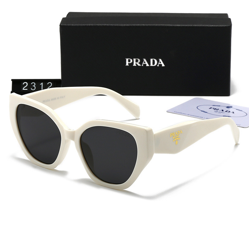 Prada Logo‑Print Cat‑Eye Sunglasses - KAIROO
