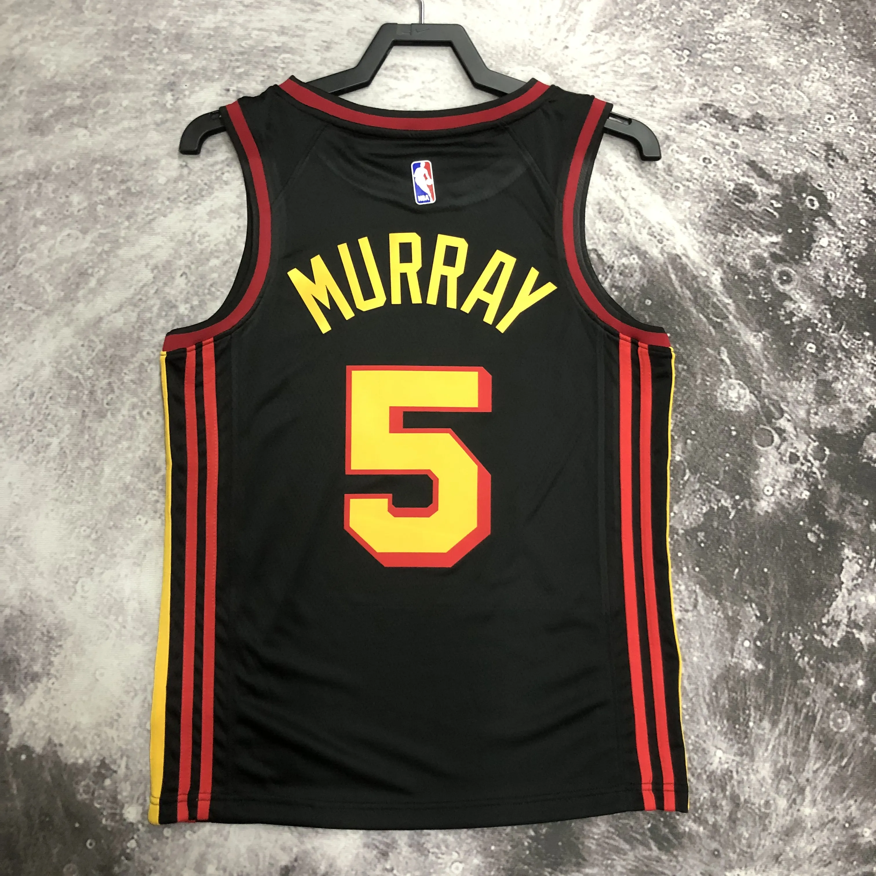 Atlanta Hawks Black  #5 Murray