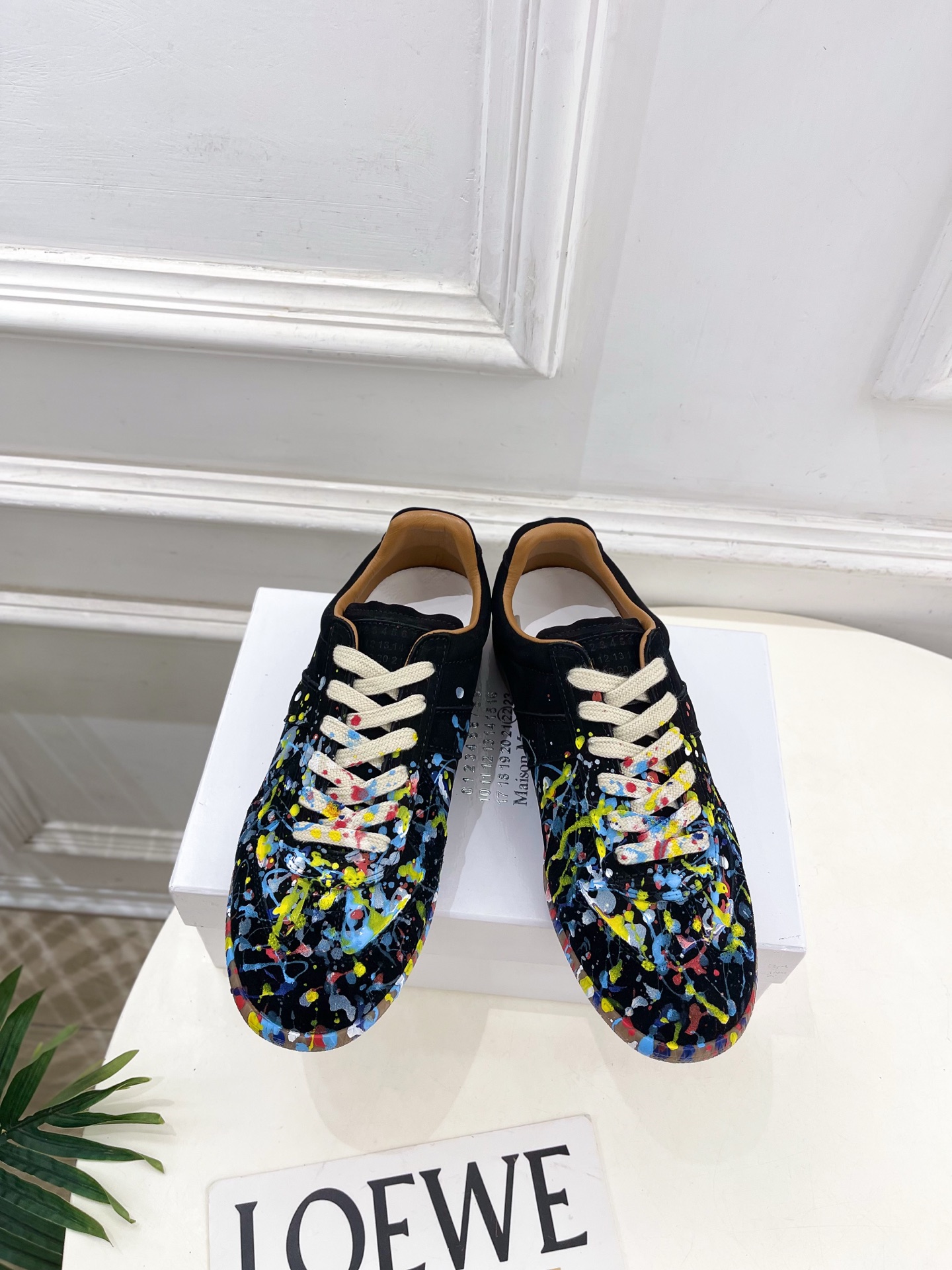 Maison Margiela Unisex Paint Sneaker