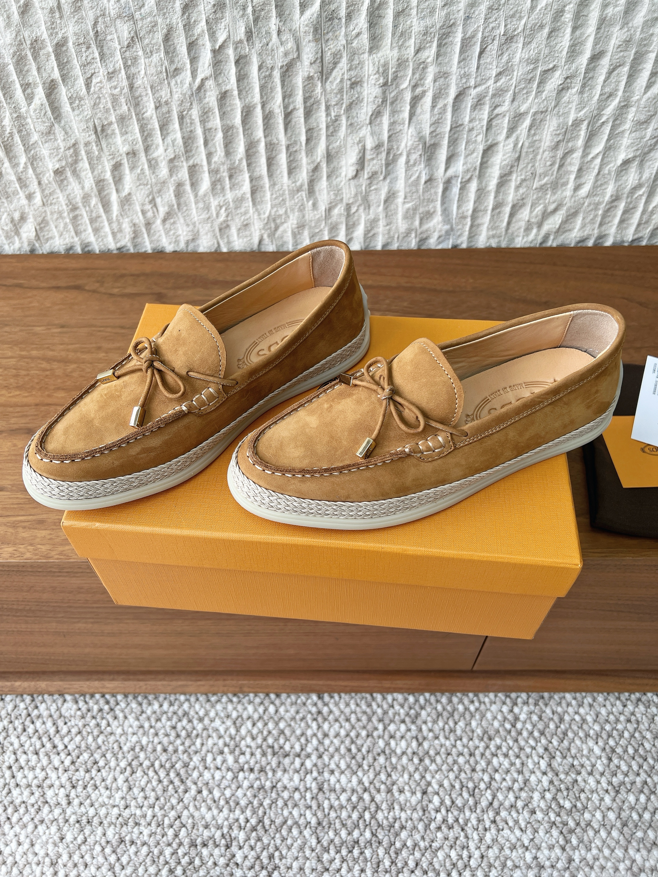 Tods Women's Suede loafers.