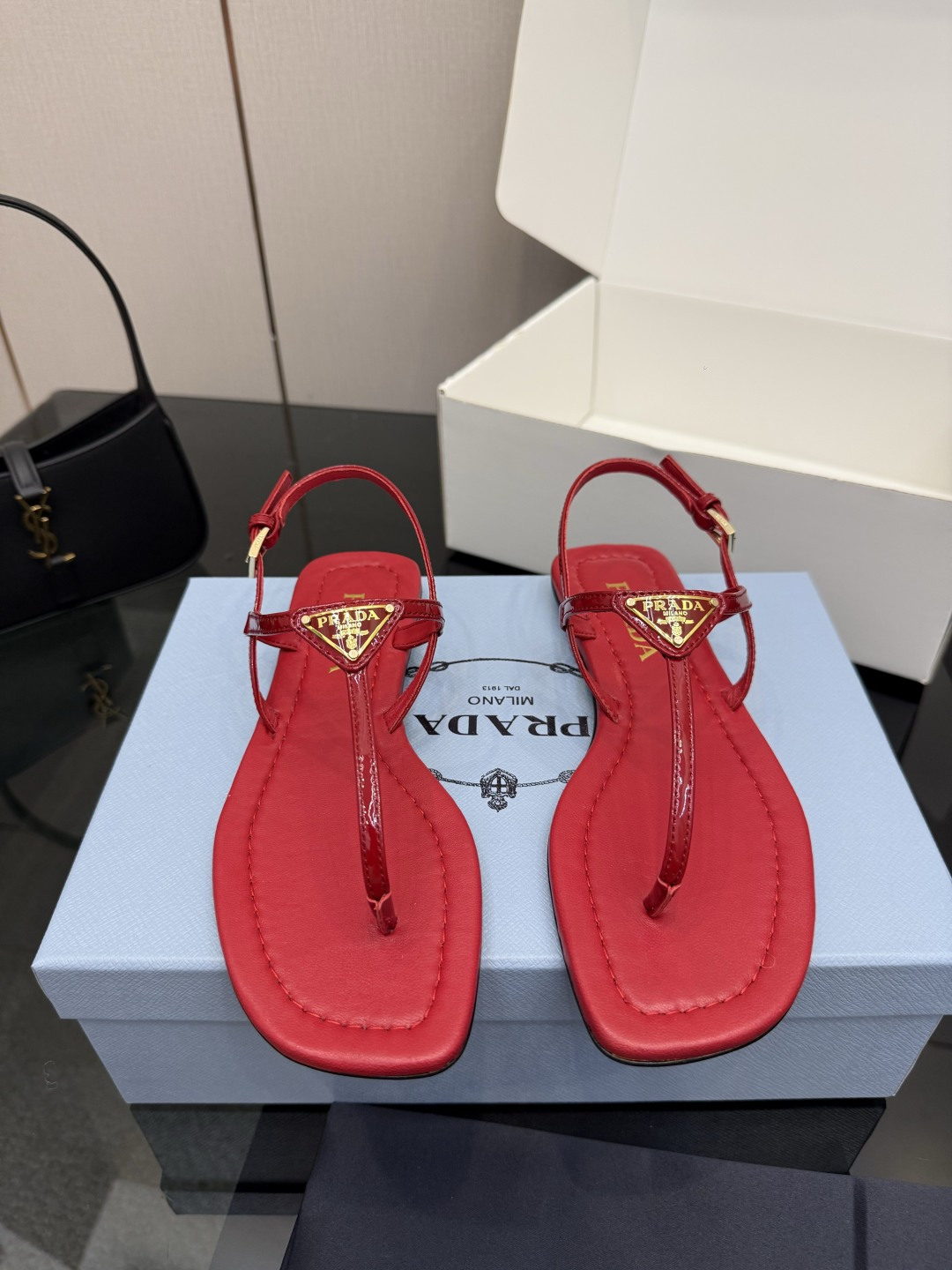 Prada Red Flip-Flop