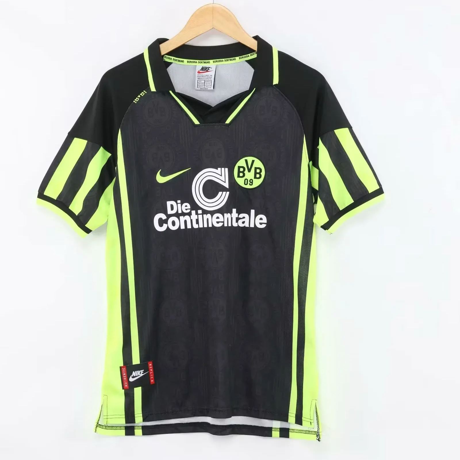 Retro Borussia Dortmund 1996/97 Black Shirt S-XXL