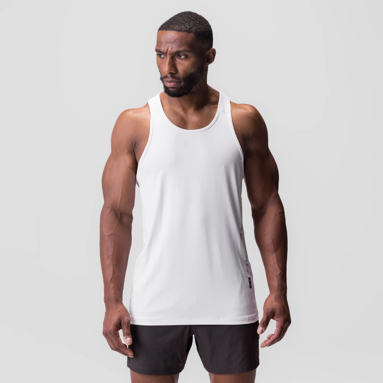 0834. 3D-Lite 2.0 Training Singlet - White 