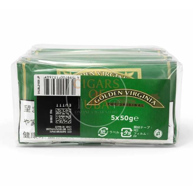 Golden Virginia Original Blue Hand Rolling Tobacco 50G×5 Packs(Japan)