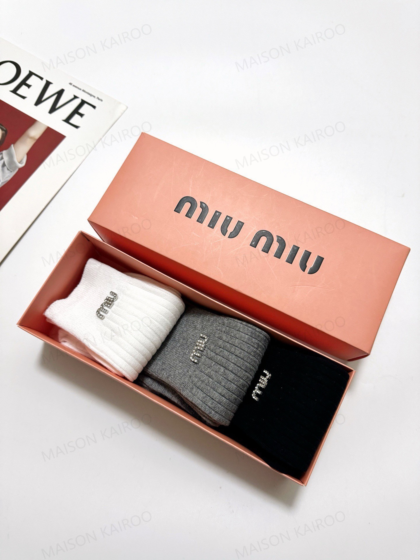 MIU MIU Socks 3-Pack - KAIROO