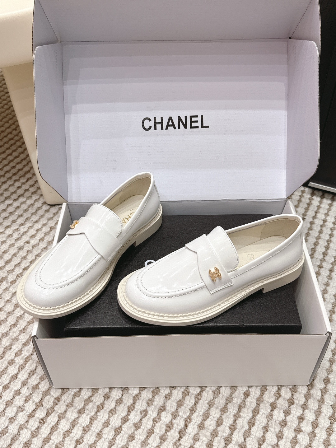 Chanel Leather Loafers