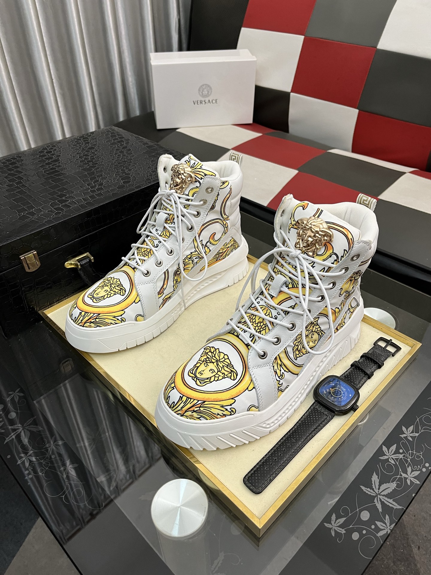 Versace Men's Anklet Boots