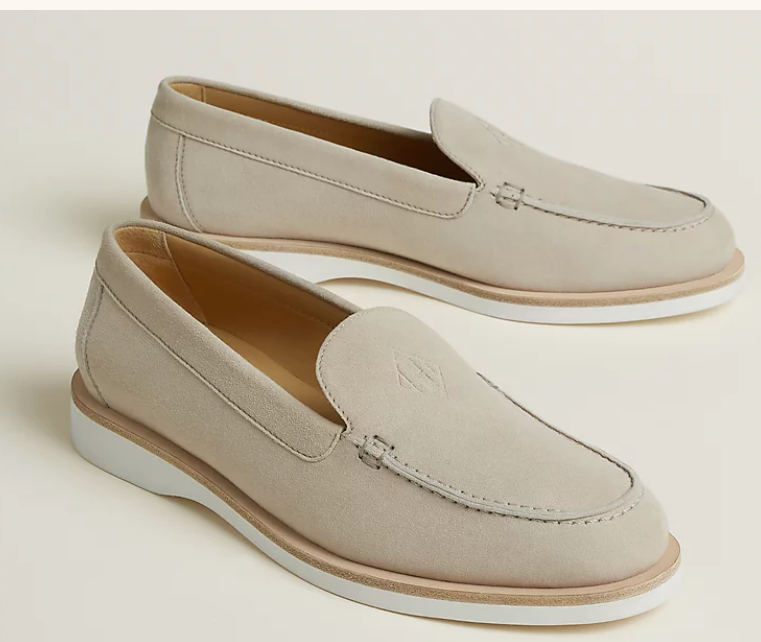 Hermes Women's Low Suede Loafer