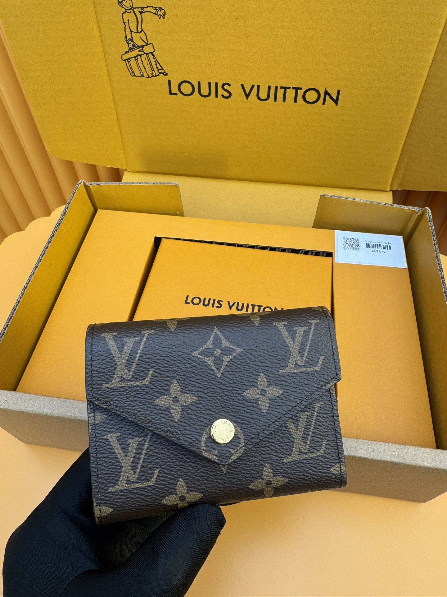 M62472 LV Victorine Wallet Monogram Canvas