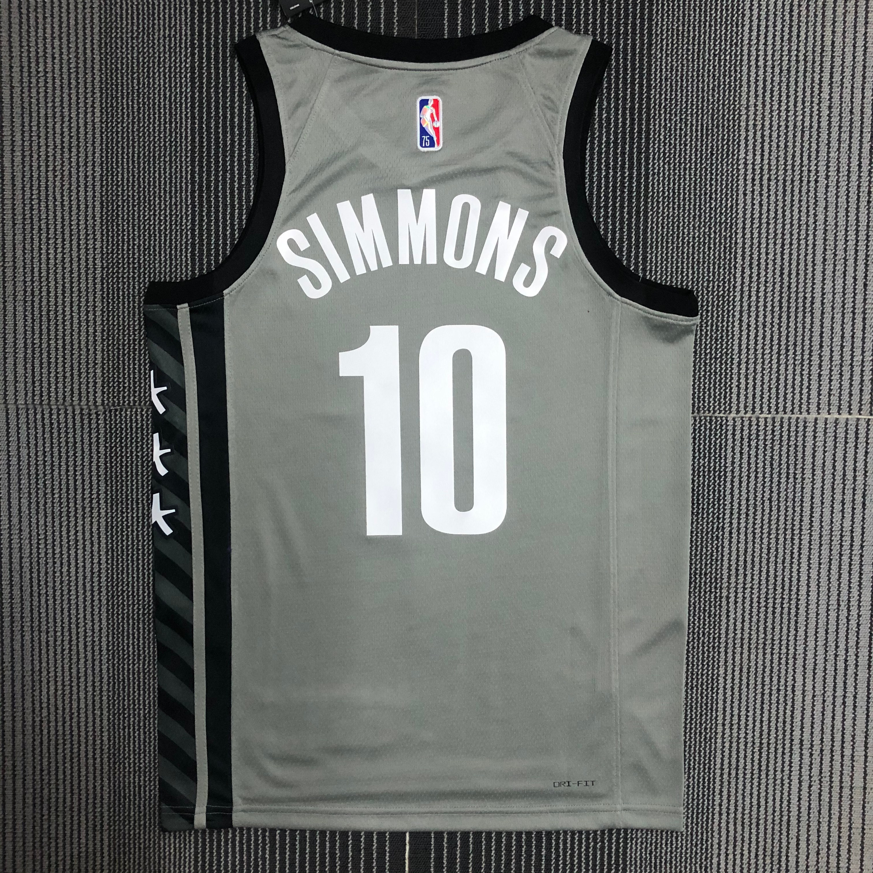 75th Anniversary Brooklyn Nets Limited Edition No. 10 Simmons