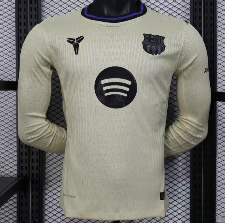 Player Version 25/26 Barcelona Away Long Sleeve Jersey S-XXL