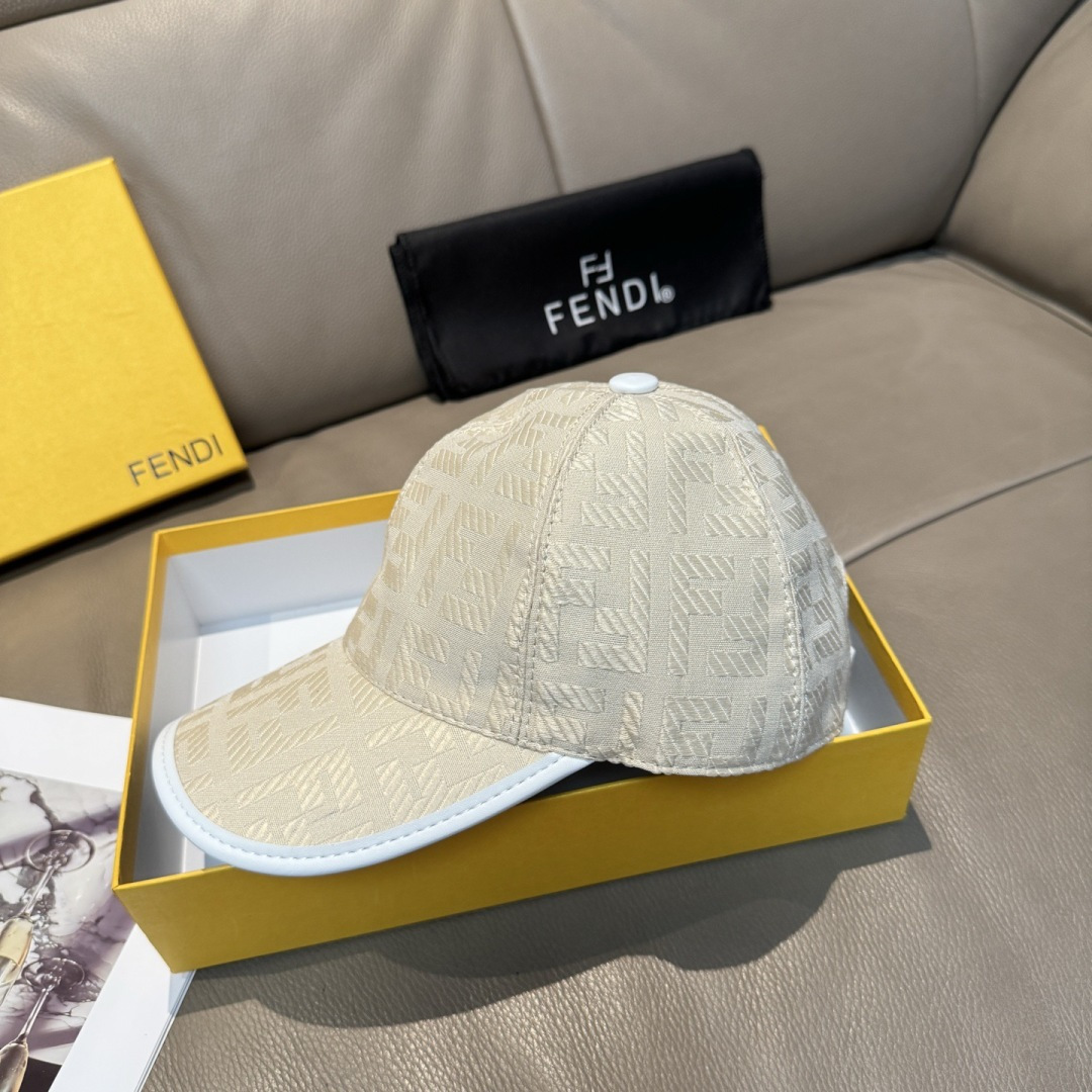 Fendi FF Logo Baseball Cap